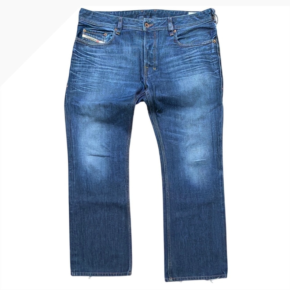 Diesel Zatiny Regular Bootcut Jeans Mens 36x30 Medium Wash Blue Denim